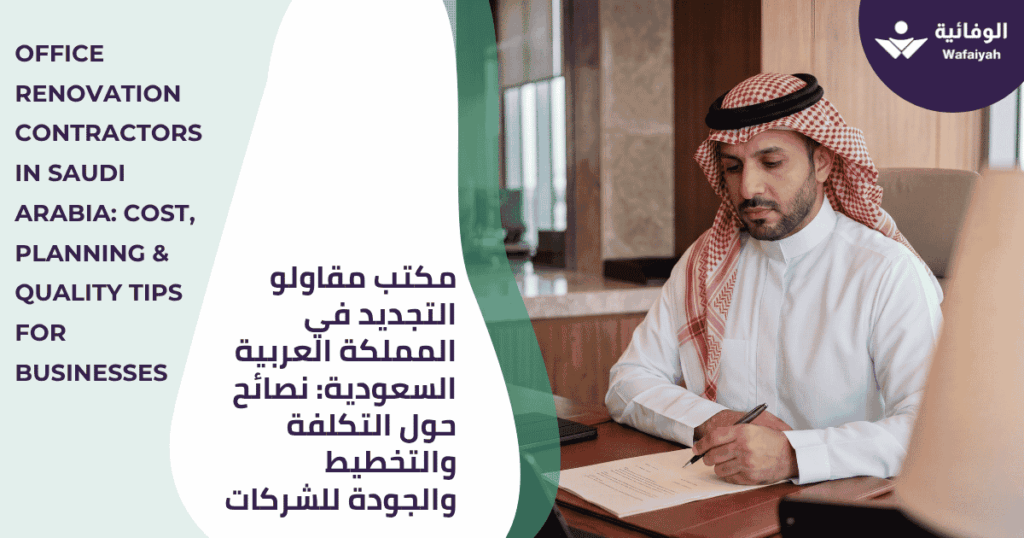 Office Renovation Contractors in Saudi Arabia: Cost, Planning & Quality Tips for Businesses